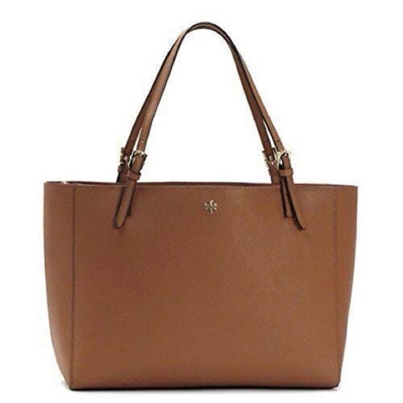 Tory Burch Handbags - Tory Burch York Luggage Brown Tote Saffiano